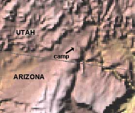 20 miles east of Kanab, Utah