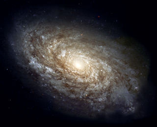 Spiraling galaxy, image courtesy of NASA and STScI 