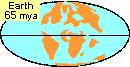 Pangea 65 mya