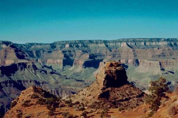 Grand Canyon -- a few thousand or many millions of years of erosion? Image courtesy of Gary Stolz, US Fish & Wildlife Service