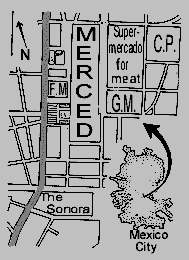 MAP OF THE MERCED