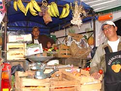 mercado in a truck