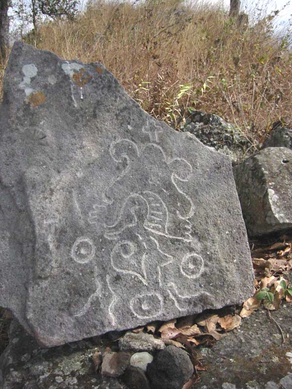 santa piedra en Cerro de la Cruz Grande