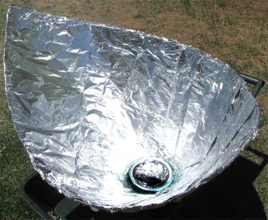 solar funnel cooker