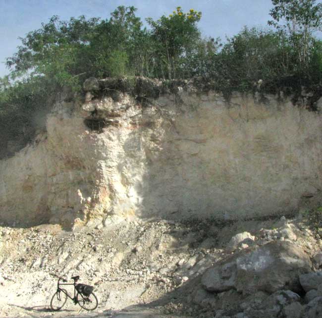 sascab quarry in the Yucatan