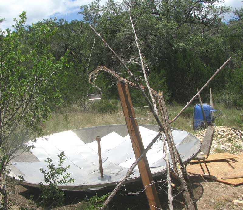 satellite dish solar cooker