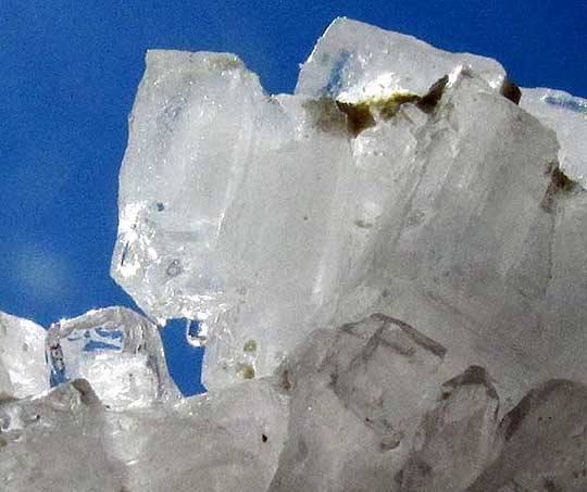 HALITE/ ROCK SALT, close-up of crystals