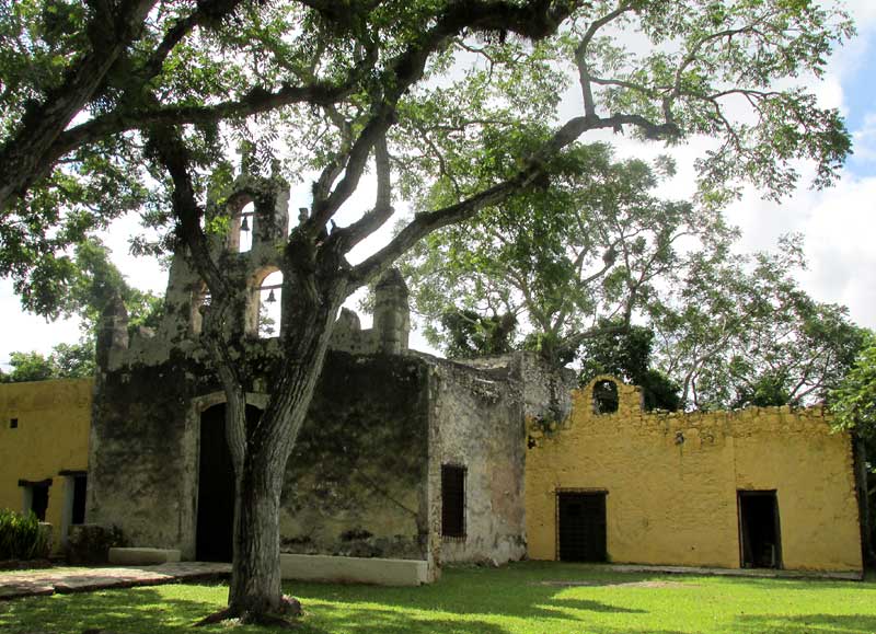 Hacienda Chichen church