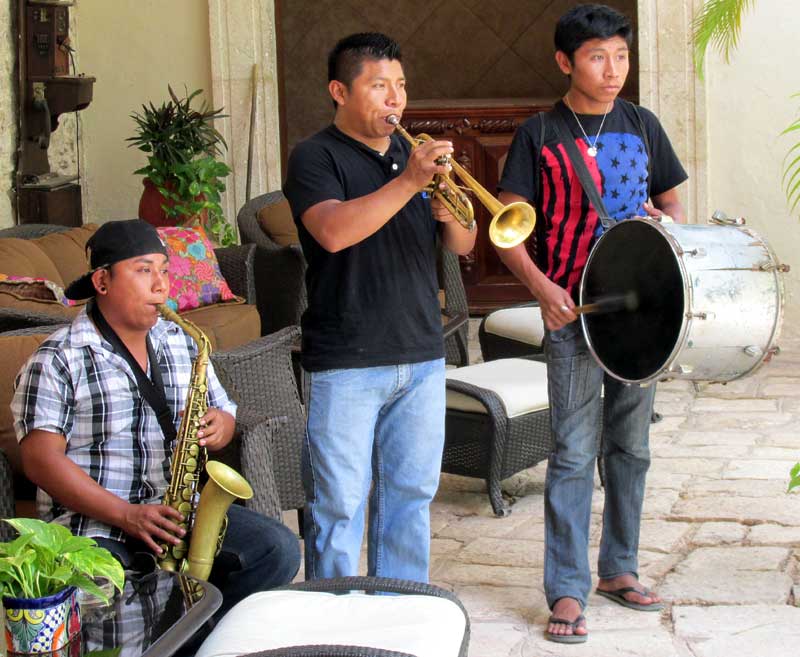 Maya musicians
