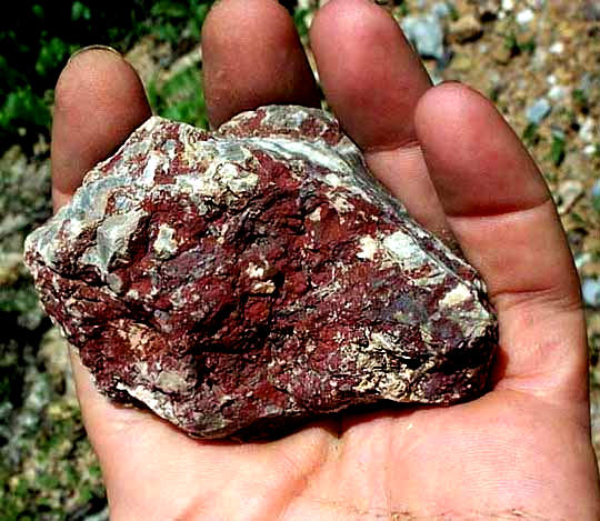 mercury in rock