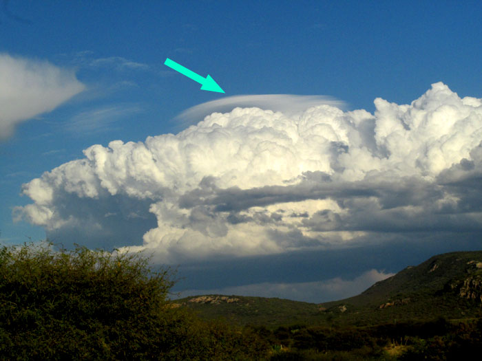 Cumulonimbus Pileus Cloud