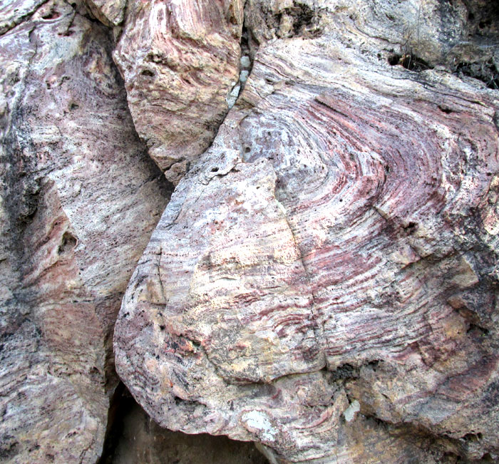 rhyolite, flow banding