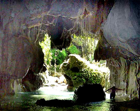 rock bridge over RÍO ESCANELA, Querétaro, México