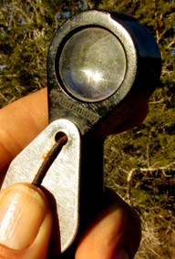 Hand Lens Geologist 10X Magnifying Glass-for Mineral Identification