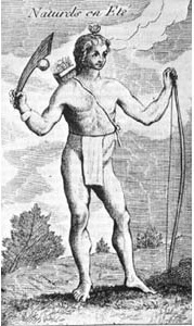 Natchez warrior, unknown artist; image courtesy of Smithsonian Institution, National Anthropological Archives, USA