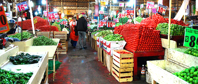 OVERHEAD VIEW OF AISLES