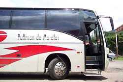 Pullman de Morelos waiting to take you to Tepotzlan