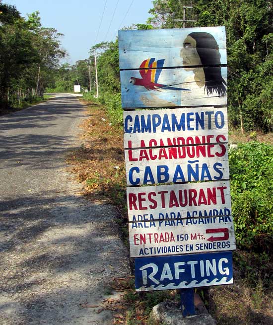 sign in Lacanja Chansayab